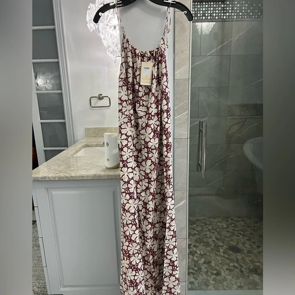 HANNAH ARTWEAR Serena Sleeveless Maxi Halter Dress - Picture 4 of 13